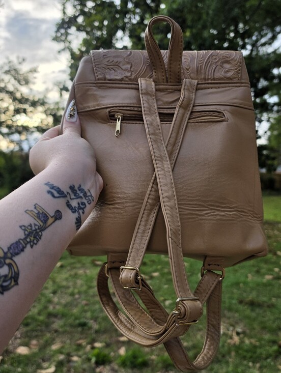 boho leather backpacks Whiskey Backpack by Undercover Hippie Embrace adventure and style with